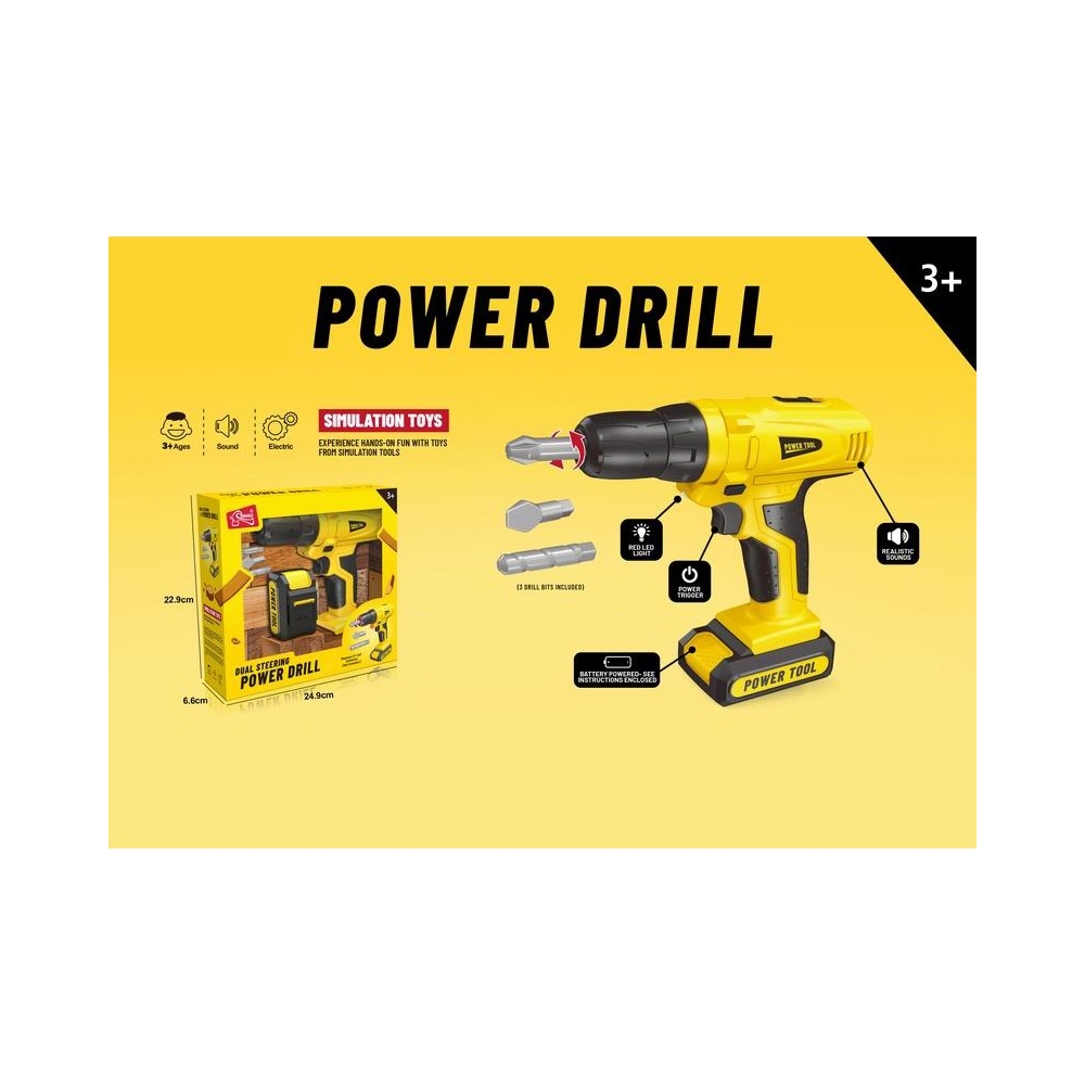Wiertarko-wkrętarka do zabawy Power Tool