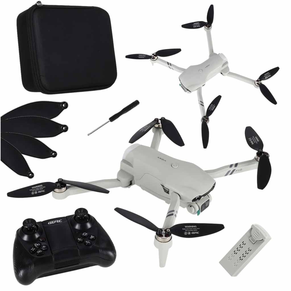 RC dronas 4DRC F10 FPV kamera wifi LED 3.7V-Žaislai, Auto ir transporto žaislai, Dronai-e-vaikas