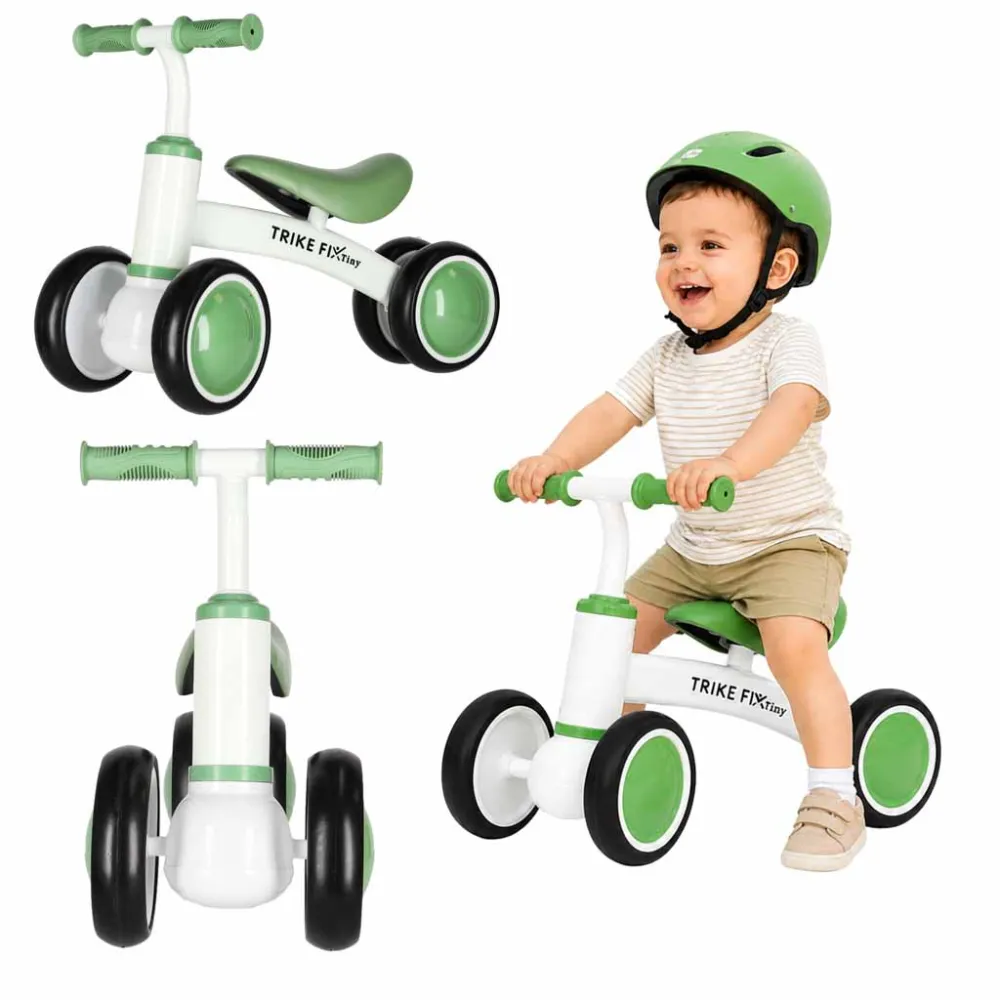 Balansinis dviratis Trike Fix Tiny V2, žalias-Judėjimui, Balansiniai dviratukai-e-vaikas