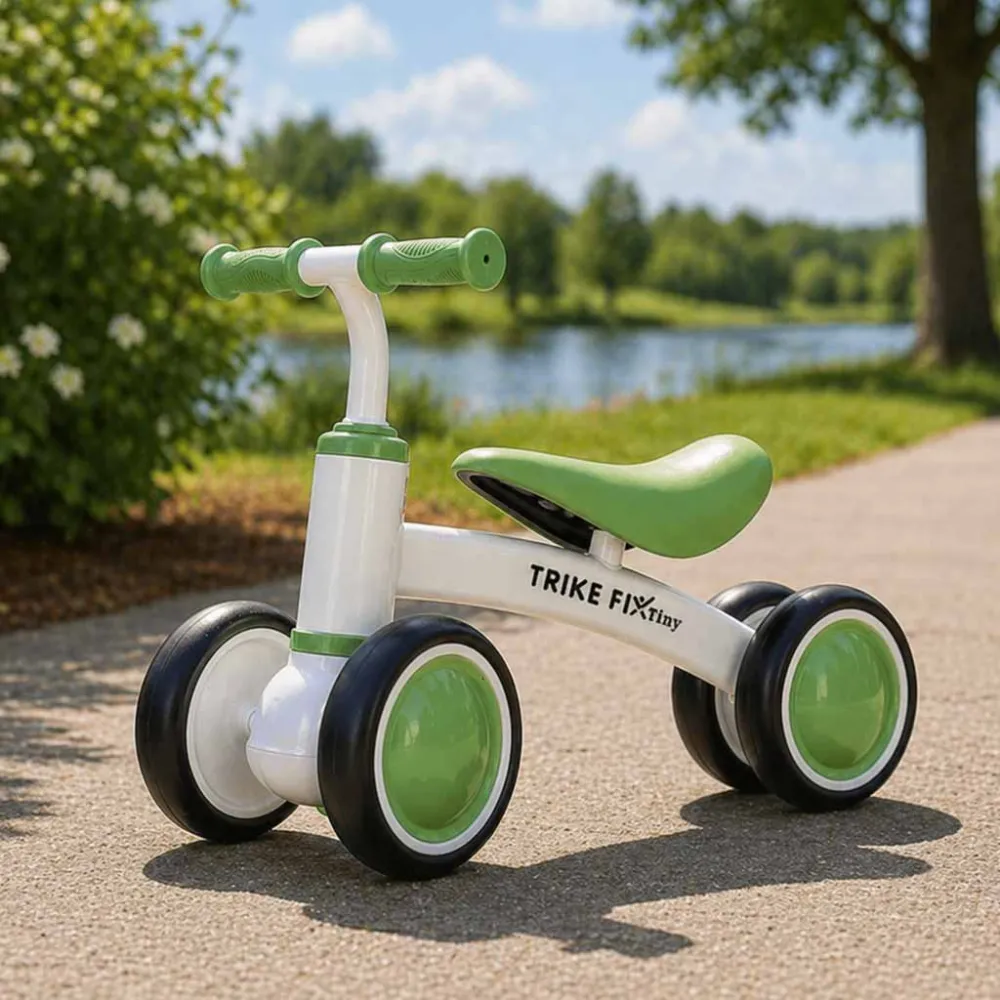 Balansinis dviratis Trike Fix Tiny V2, žalias-Judėjimui, Balansiniai dviratukai-e-vaikas