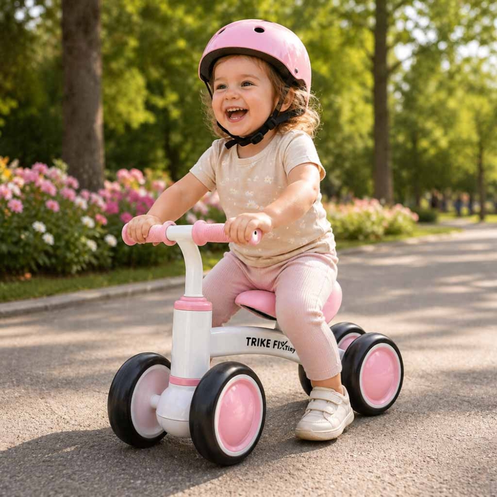 Balansinis dviratis Trike Fix Tiny V2, rožinis-Judėjimui, Balansiniai dviratukai-e-vaikas