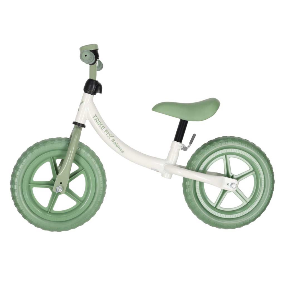 Balansinis dviratis su skambučiu Trike Fix Balance, žalias