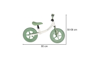 Balansinis dviratis su skambučiu Trike Fix Balance, žalias