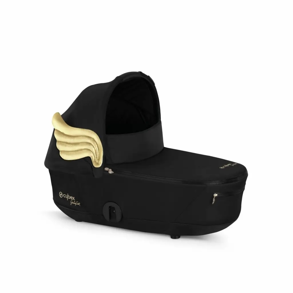 Lopšys Cybex MIOS Lux Wings, Black-Vaikiški vežimėliai, Lopšiai ir rėmai-e-vaikas
