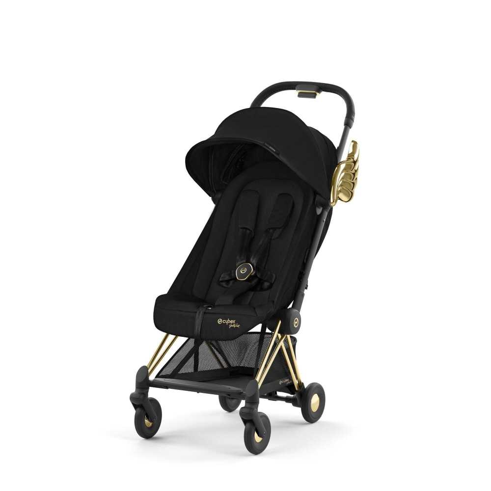Sportinis vežimėlis Cybex COYA Wings, Black-Vaikiški vežimėliai, Sportiniai vežimėliai-e-vaikas