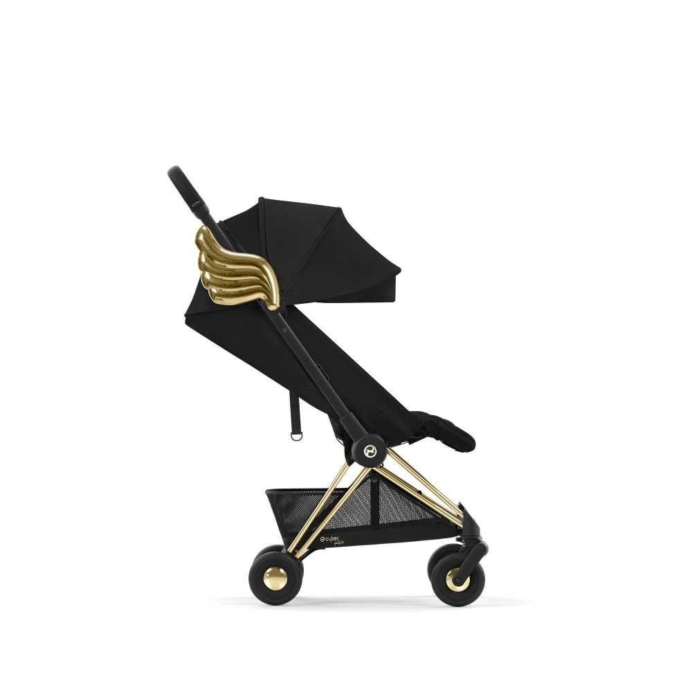 Sportinis vežimėlis Cybex COYA Wings, Black-Vaikiški vežimėliai, Sportiniai vežimėliai-e-vaikas