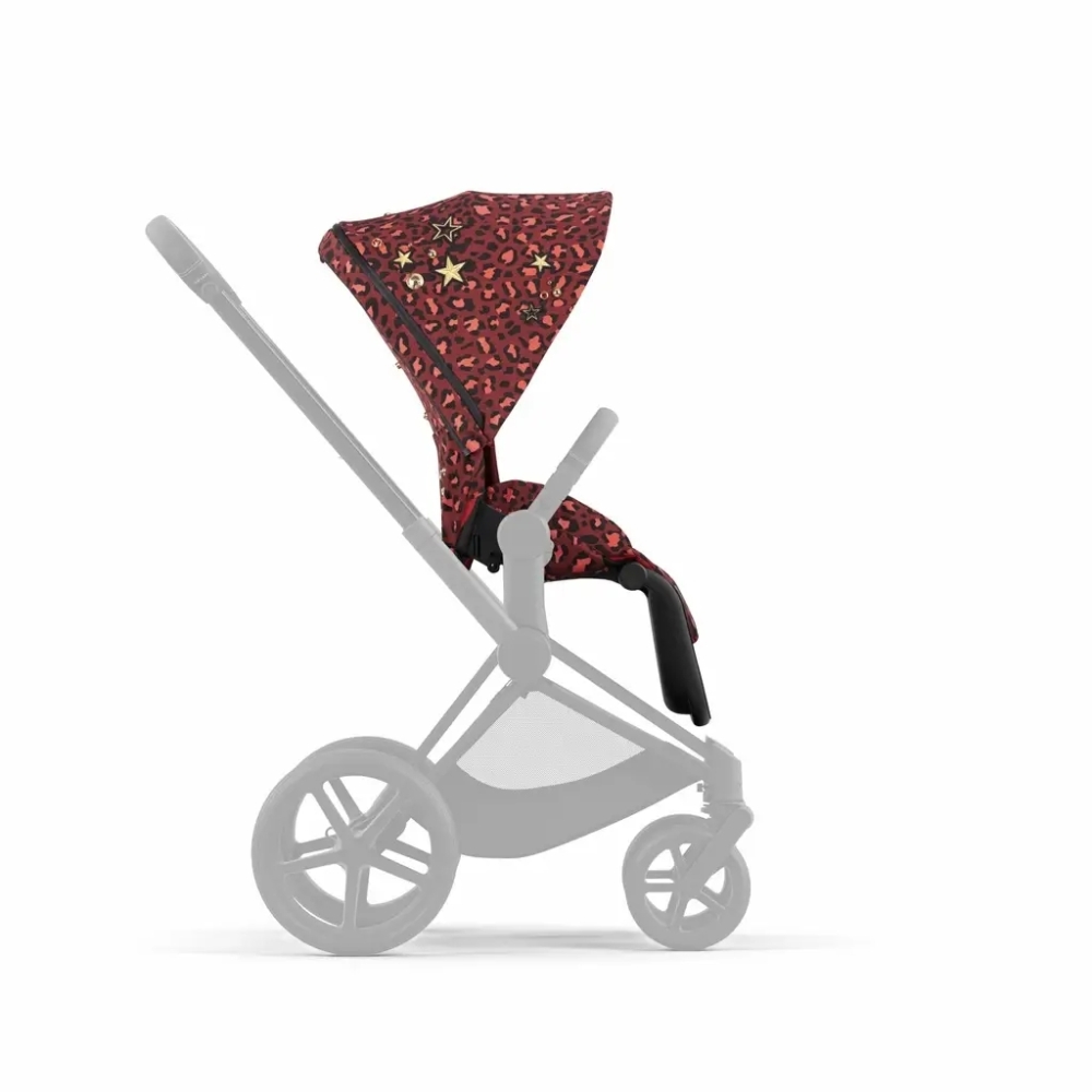 Sėdynės audinys Cybex PRIAM Rosenrot Red-Vaikiški vežimėliai, Lopšiai ir rėmai-e-vaikas
