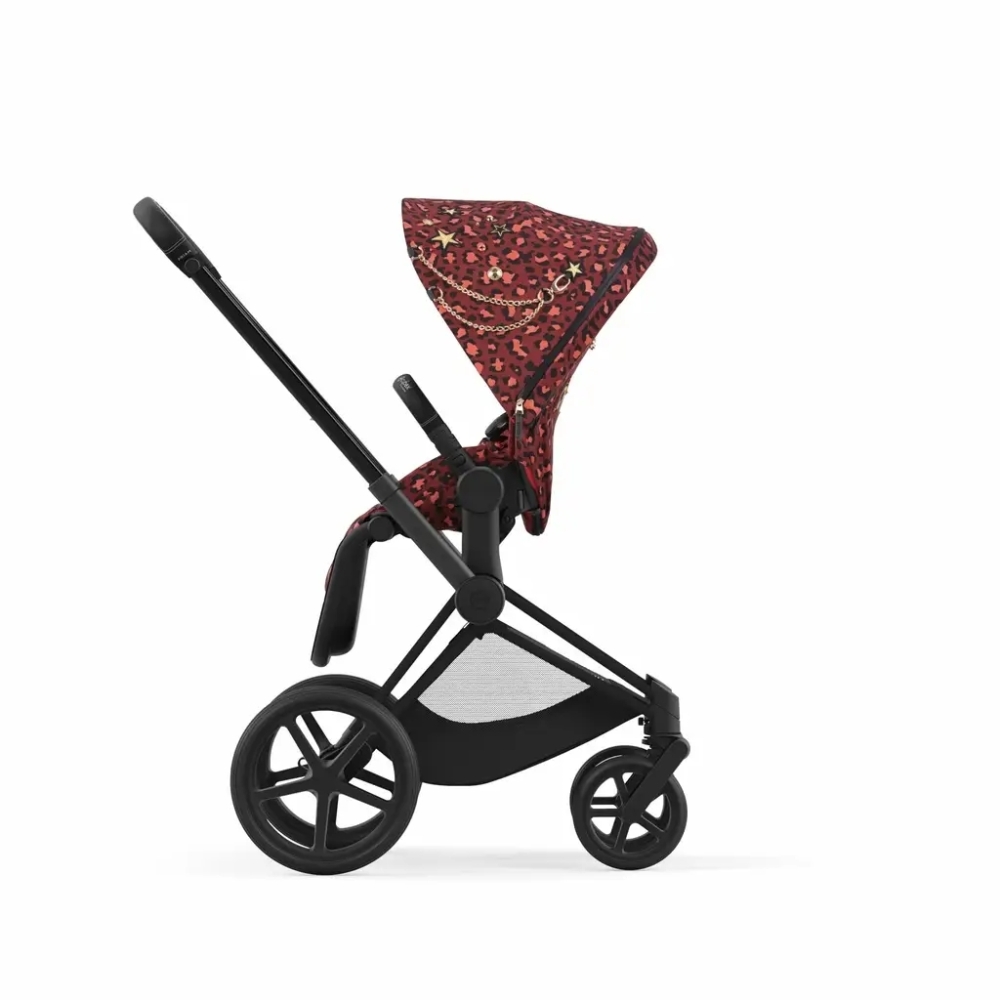 Sėdynės audinys Cybex PRIAM Rosenrot Red-Vaikiški vežimėliai, Lopšiai ir rėmai-e-vaikas
