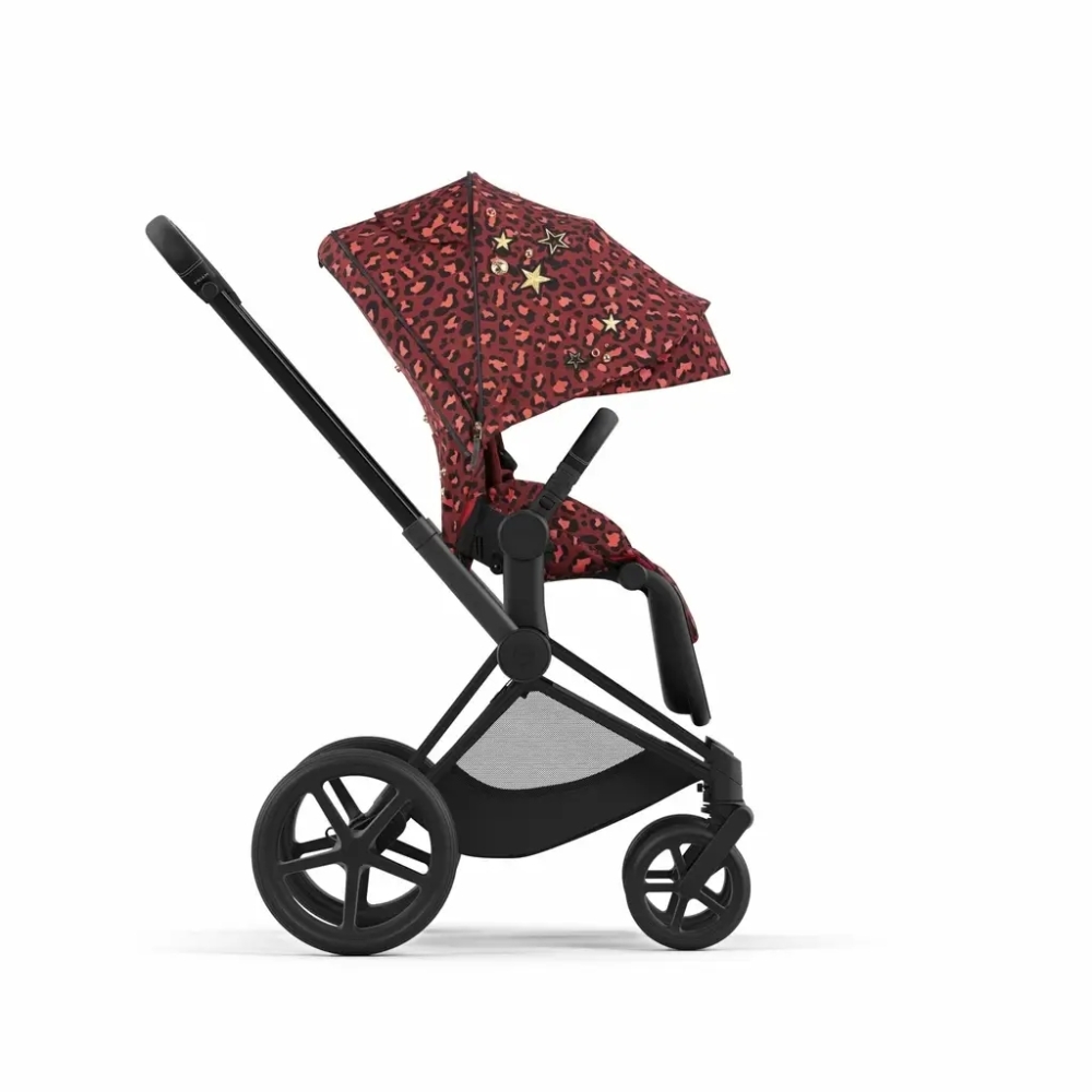Sėdynės audinys Cybex PRIAM Rosenrot Red-Vaikiški vežimėliai, Lopšiai ir rėmai-e-vaikas