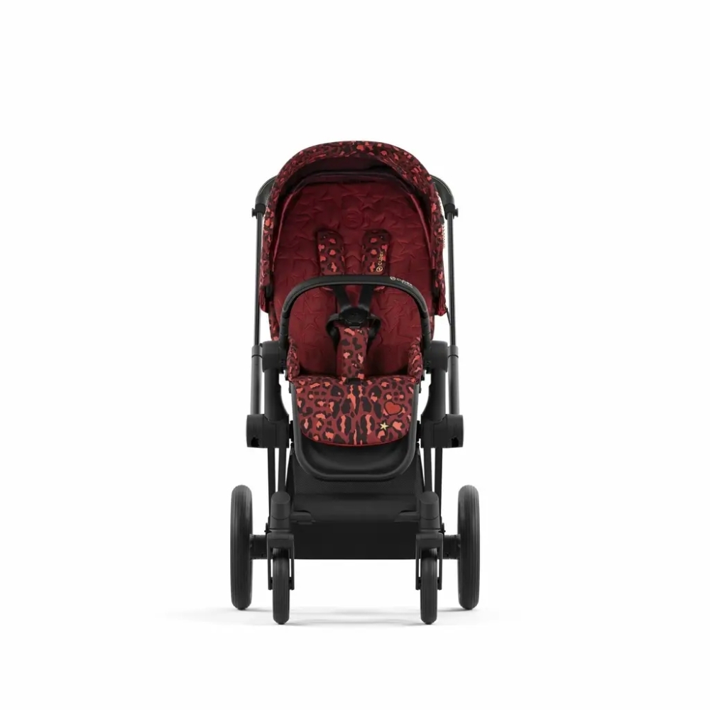 Sėdynės audinys Cybex PRIAM Rosenrot Red-Vaikiški vežimėliai, Lopšiai ir rėmai-e-vaikas