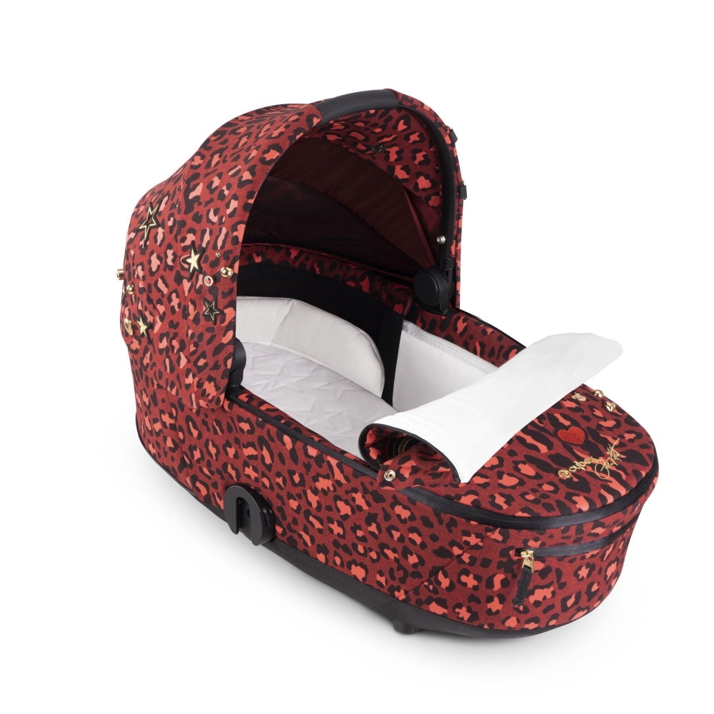 Lopšys Cybex MIOS Lux Rosenrot Red-Vaikiški vežimėliai, Lopšiai ir rėmai-e-vaikas