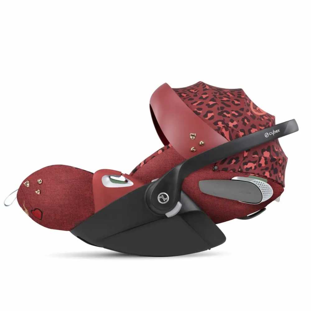 Automobilinė kėdutė Cybex CLOUD T I-SIZE Rosenrot Red-Automobilinės kėdutės, 0-13 kg-e-vaikas