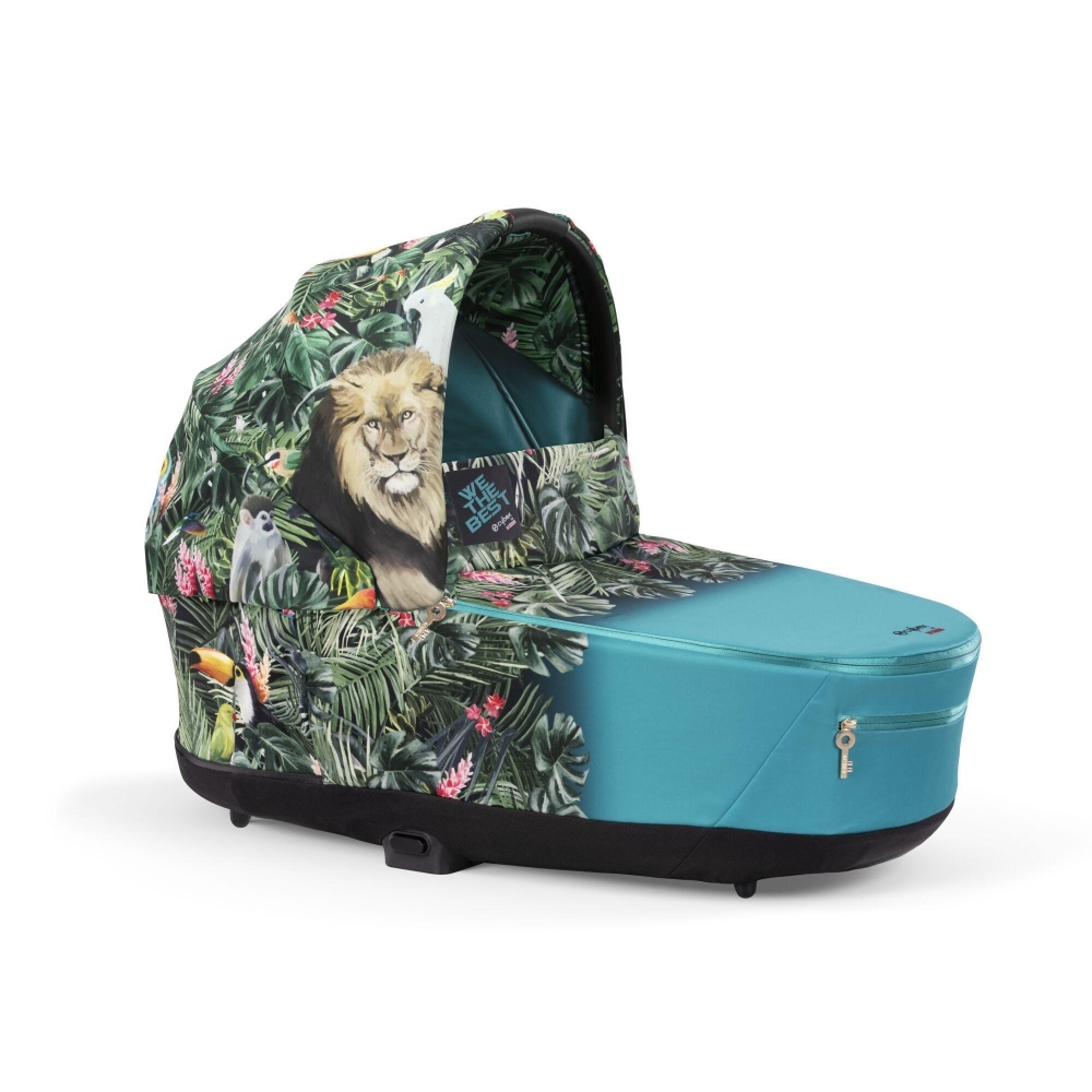 Lopšys Cybex PRIAM Lux WE THE BEST BLUE mid turquoise-Vaikiški vežimėliai, Lopšiai ir rėmai-e-vaikas