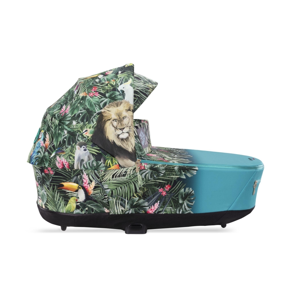 Lopšys Cybex PRIAM Lux WE THE BEST BLUE mid turquoise-Vaikiški vežimėliai, Lopšiai ir rėmai-e-vaikas