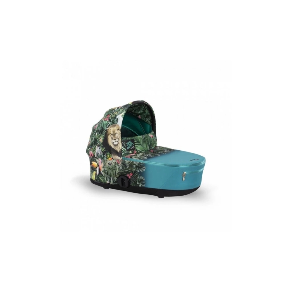 Lopšys Cybex MIOS Lux WE THE BEST BLUE mid turquoise-Vaikiški vežimėliai, Lopšiai ir rėmai-e-vaikas