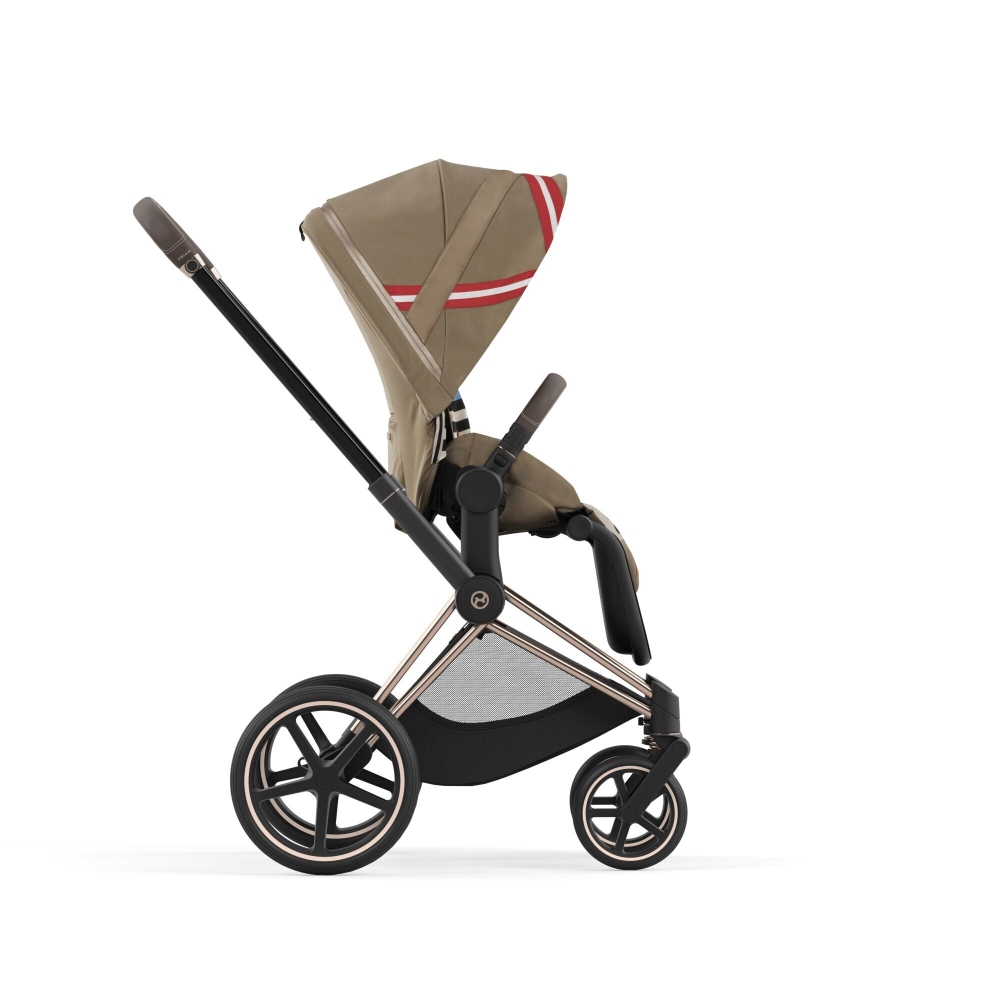Sėdynės audinys Cybex PRIAM One Love, multicolor-Vaikiški vežimėliai, Lopšiai ir rėmai-e-vaikas