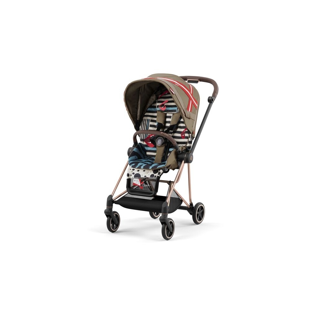 Sėdynės audinys Cybex MIOS One Love, multicolor-Vaikiški vežimėliai, Lopšiai ir rėmai-e-vaikas