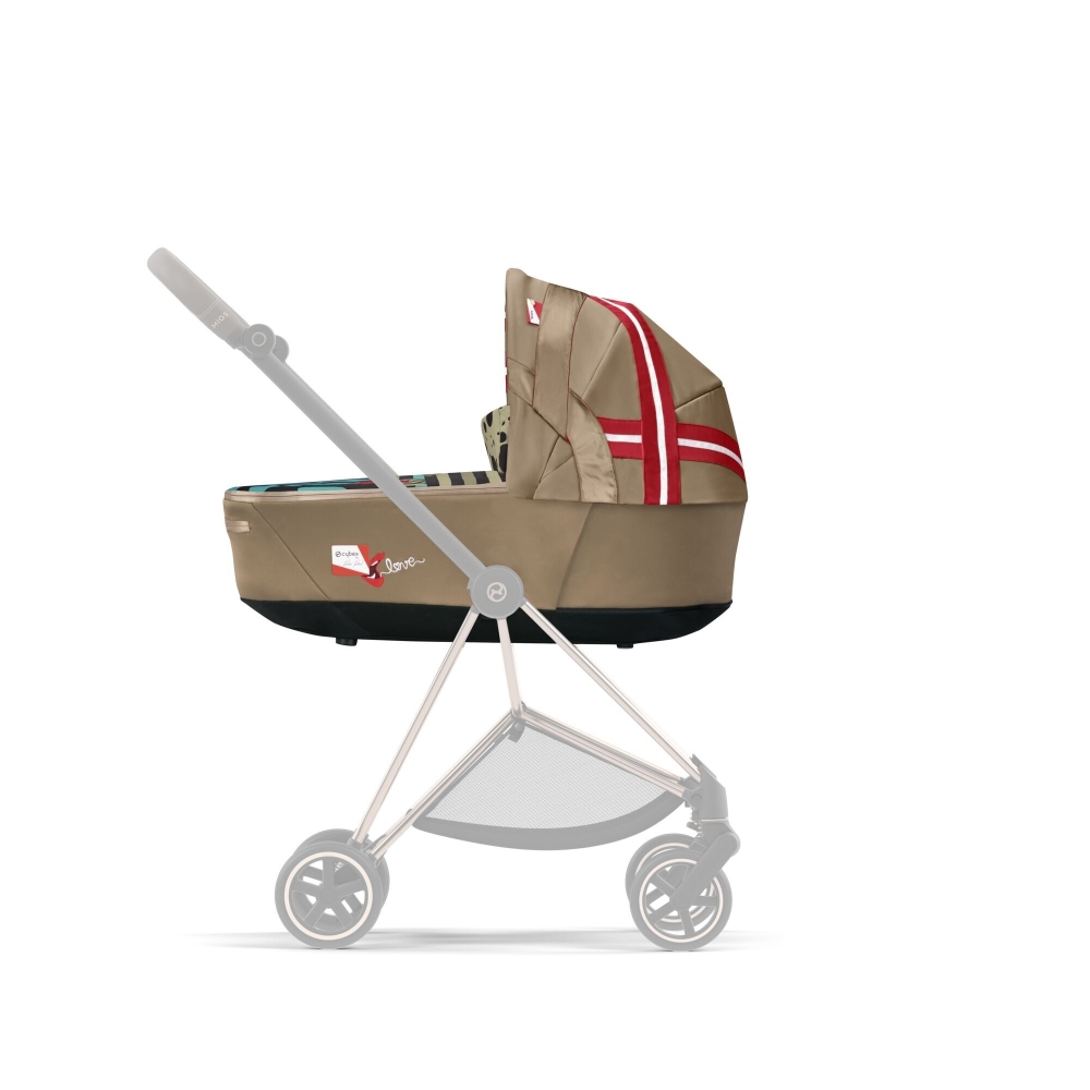 Lopšys Cybex MIOS Lux One Love, multicolor-Vaikiški vežimėliai, Lopšiai ir rėmai-e-vaikas