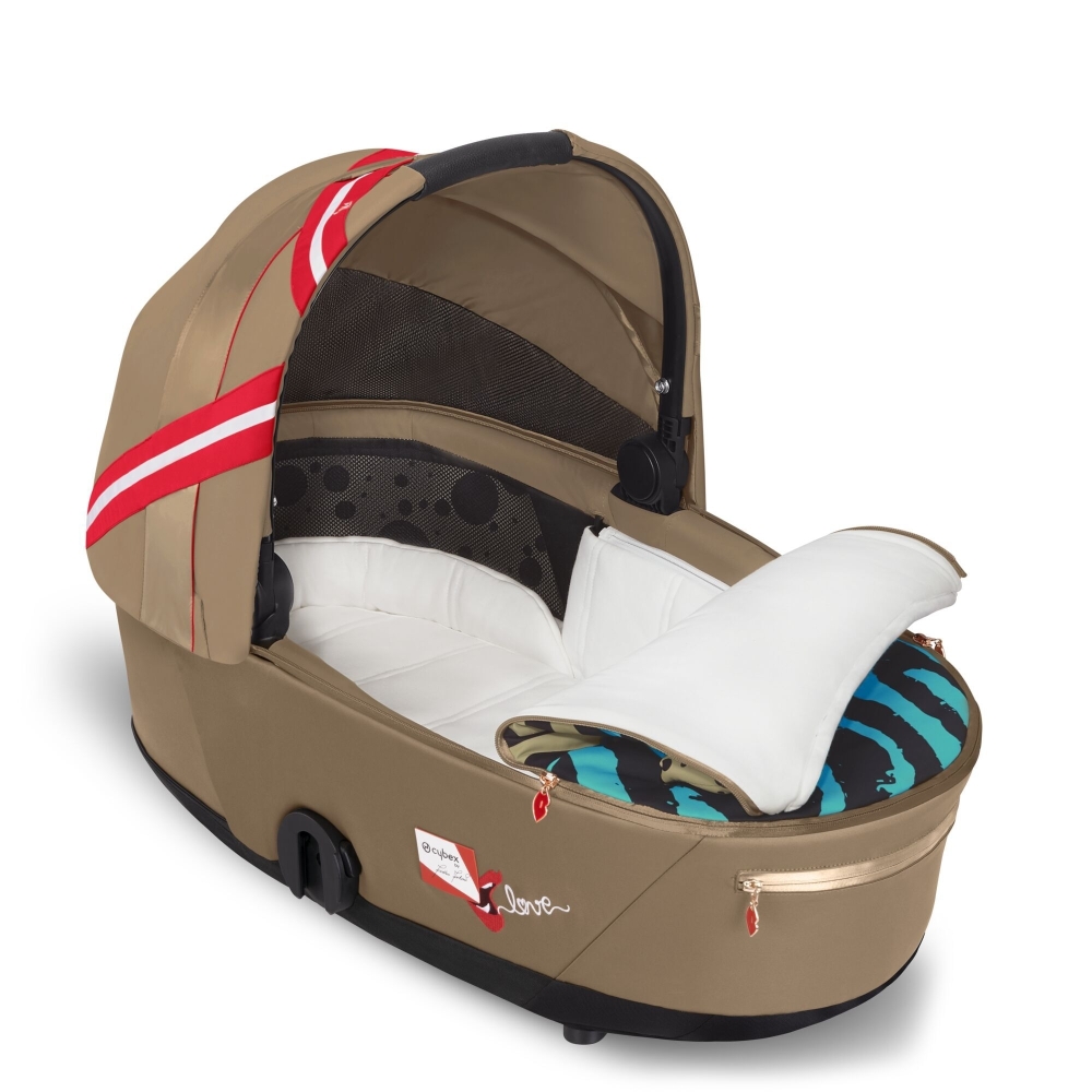 Lopšys Cybex MIOS Lux One Love, multicolor-Vaikiški vežimėliai, Lopšiai ir rėmai-e-vaikas