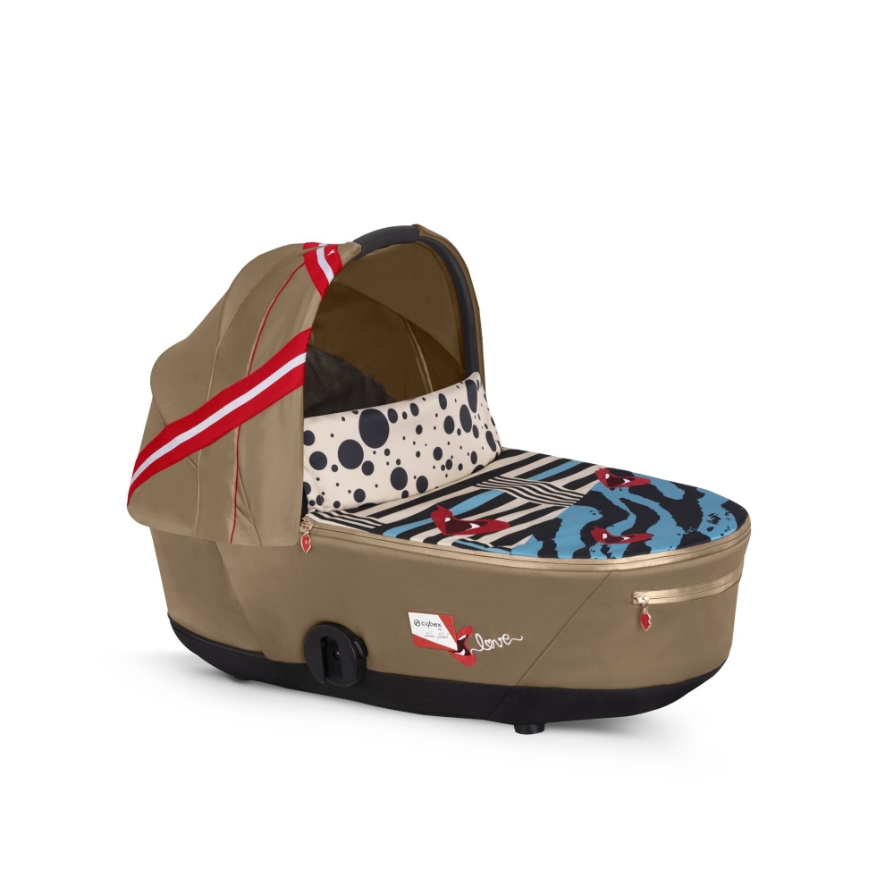 Lopšys Cybex MIOS Lux One Love, multicolor-Vaikiški vežimėliai, Lopšiai ir rėmai-e-vaikas