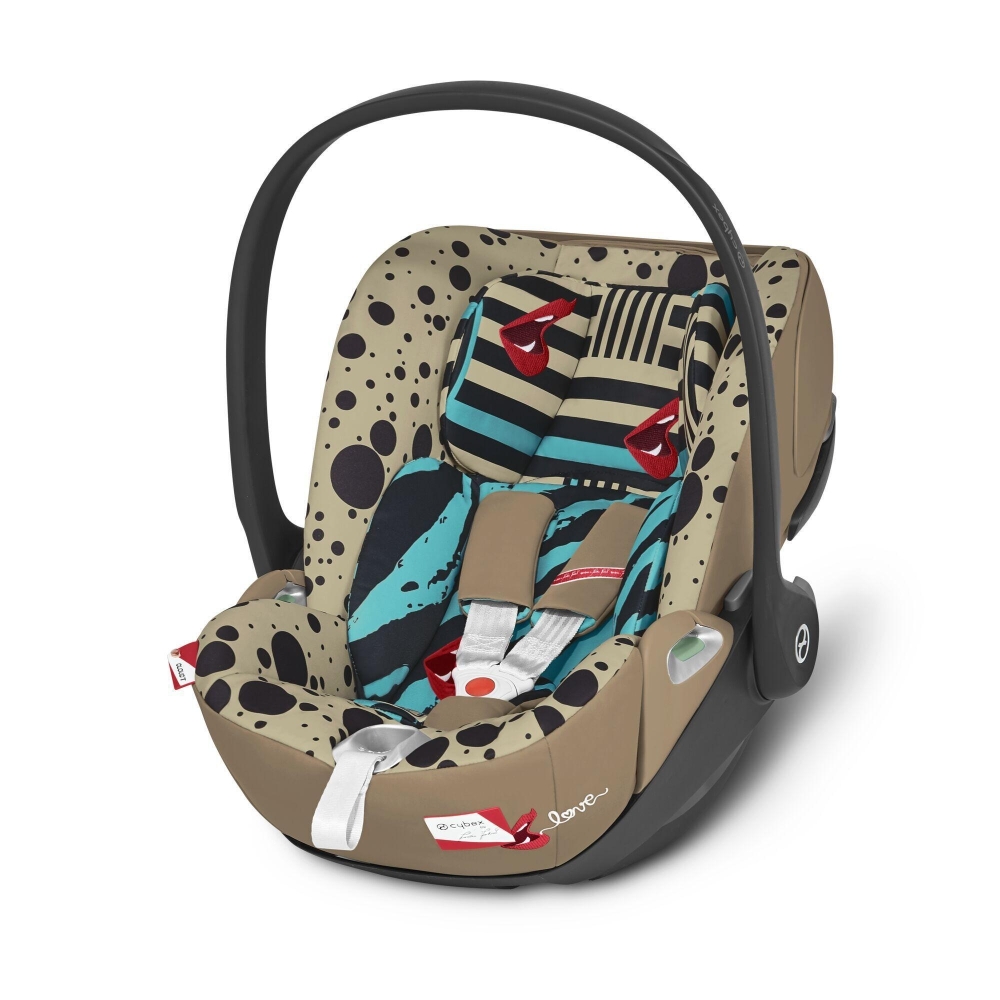 Automobilinė kėdutė Cybex CLOUD T I-SIZE One Love, multicolor-Automobilinės kėdutės, 0-13 kg-e-vaikas