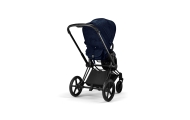 Sėdynės audinys Cybex PRIAM Rebellious Luxury Denim Blue-Vaikiški vežimėliai, Lopšiai ir rėmai-e-vaikas
