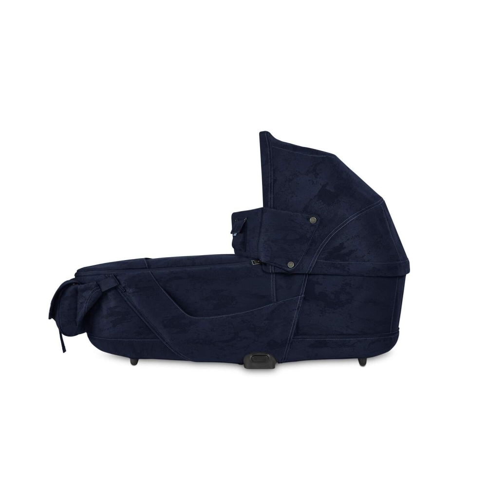 Lopšys Cybex PRIAM Lux Rebellious Luxury Denim Blue-Vaikiški vežimėliai, Lopšiai ir rėmai-e-vaikas