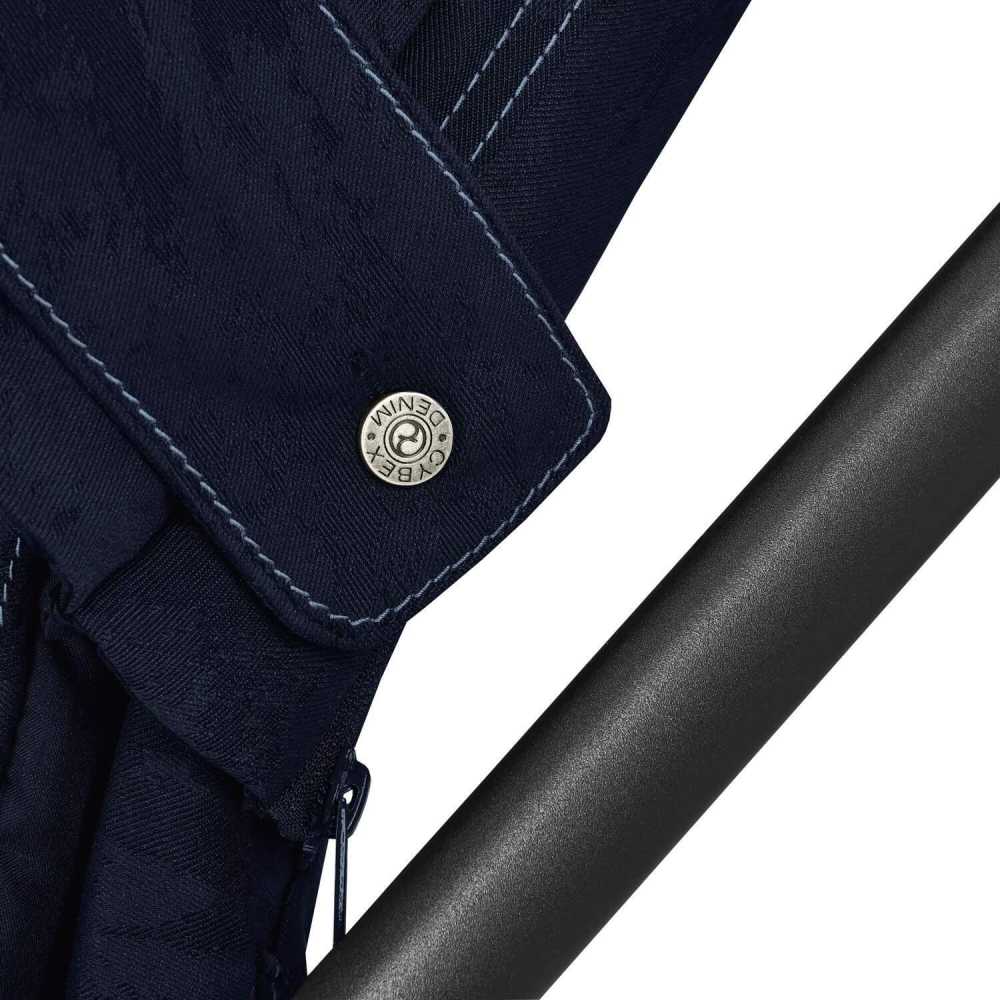 Sėdynės audinys Cybex MIOS Rebellious Luxury Denim Blue-Vaikiški vežimėliai, Lopšiai ir rėmai-e-vaikas