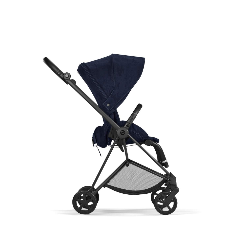 Sėdynės audinys Cybex MIOS Rebellious Luxury Denim Blue-Vaikiški vežimėliai, Lopšiai ir rėmai-e-vaikas