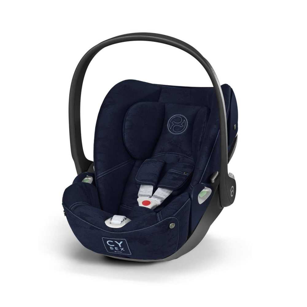 Automobilinė kėdutė Cybex CLOUD T I-SIZE Rebellious Luxury Denim Blue-Vaikiški vežimėliai, Lopšiai ir rėmai-e-vaikas