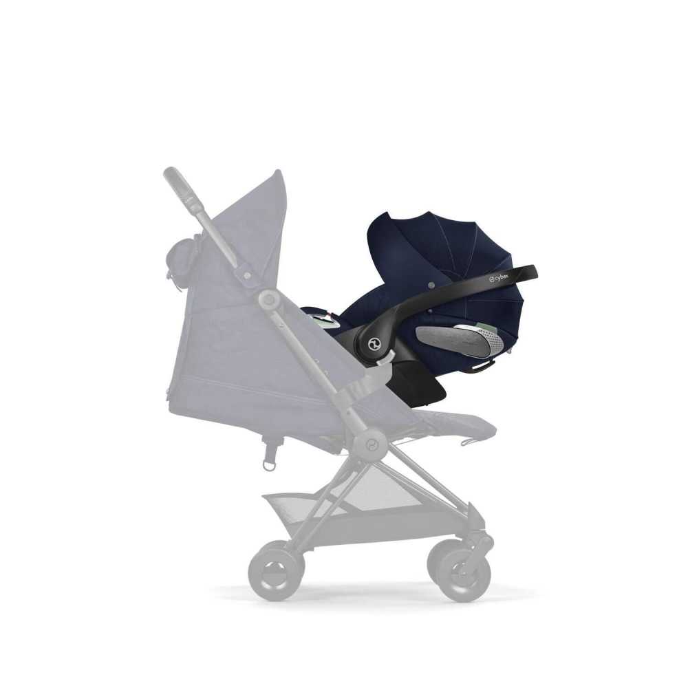 Automobilinė kėdutė Cybex CLOUD T I-SIZE Rebellious Luxury Denim Blue-Vaikiški vežimėliai, Lopšiai ir rėmai-e-vaikas