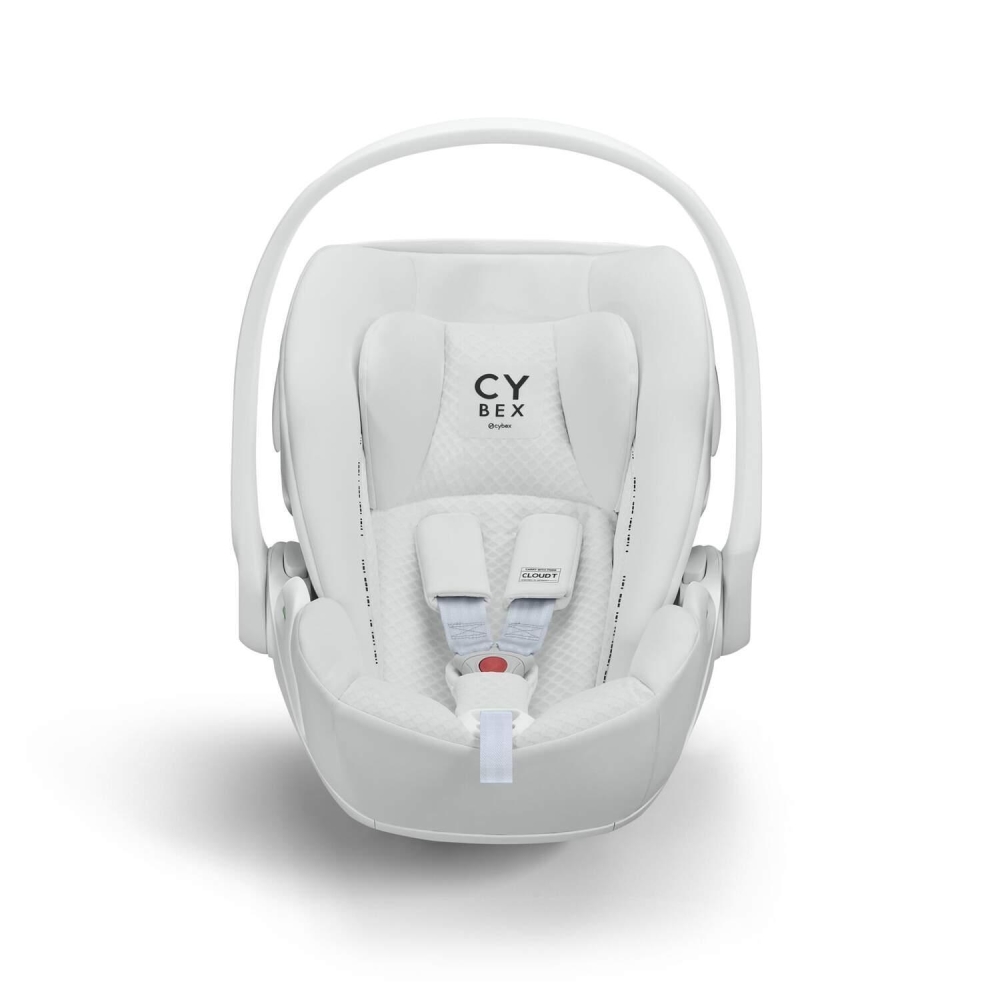 Automobilinė kėdutė Cybex CLOUD T I-SIZE Urban Mobility White-Automobilinės kėdutės, 0-13 kg-e-vaikas