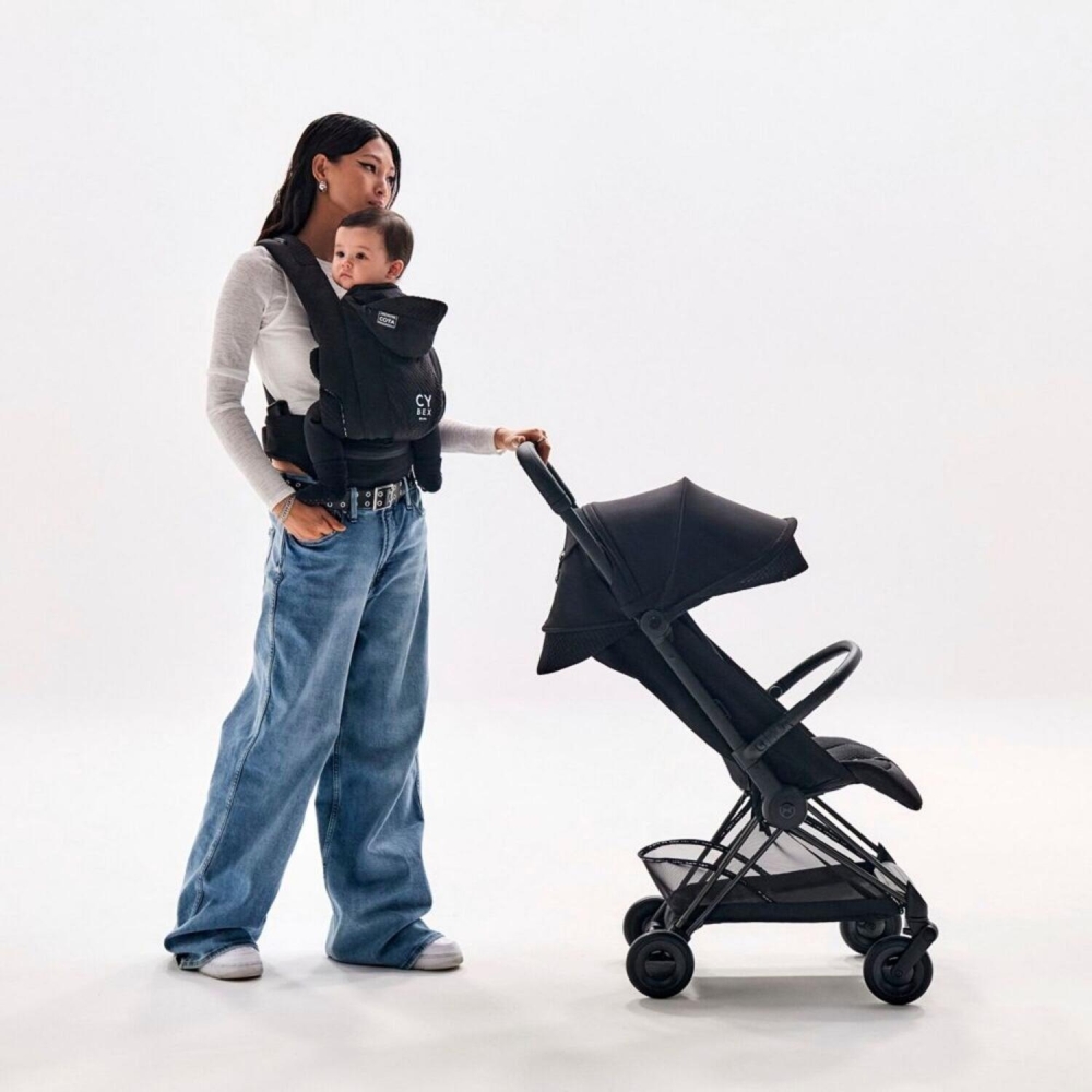 Sportinis vežimėlis Cybex COYA Urban Mobility Black-Vaikiški vežimėliai, Sportiniai vežimėliai-e-vaikas