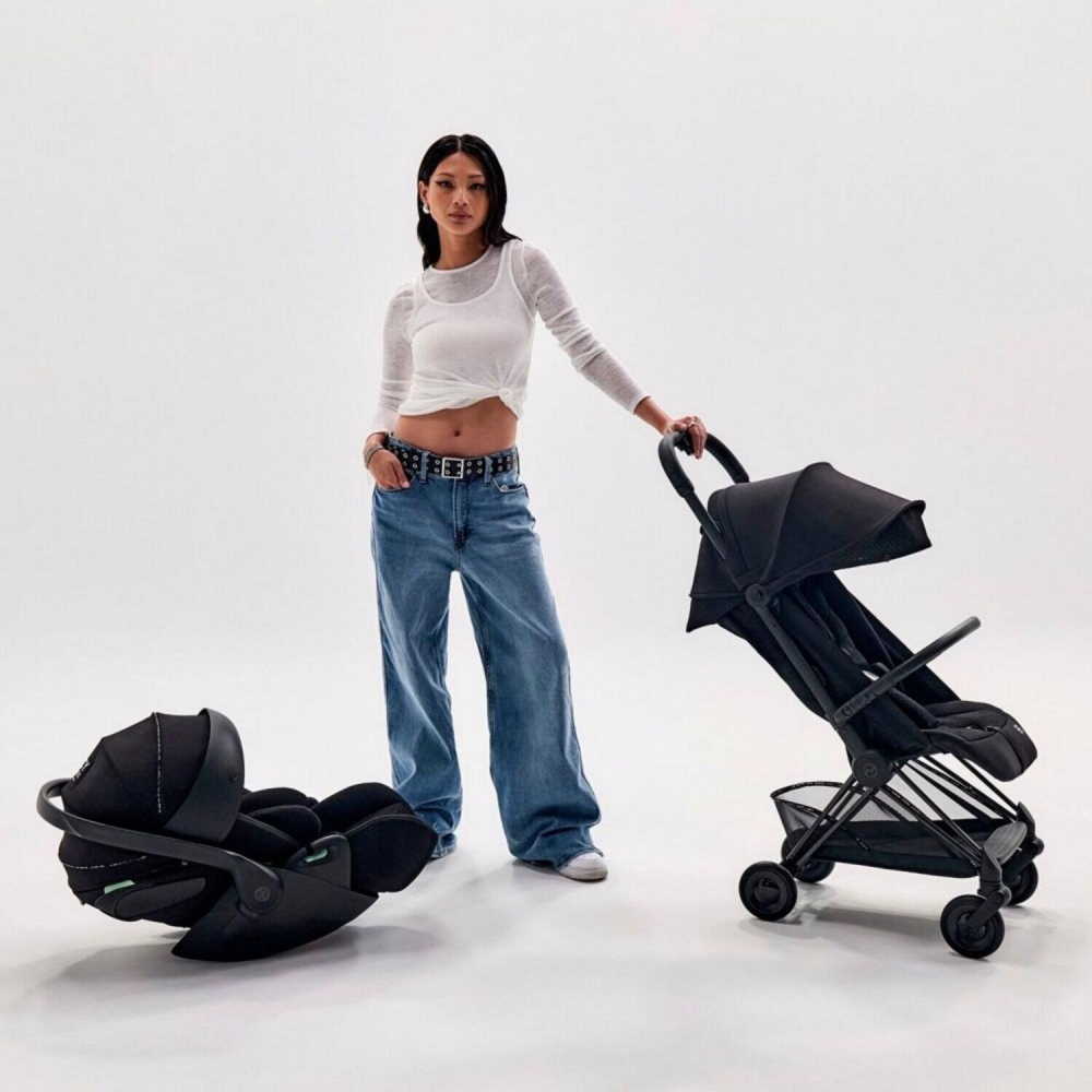 Sportinis vežimėlis Cybex COYA Urban Mobility Black-Vaikiški vežimėliai, Sportiniai vežimėliai-e-vaikas