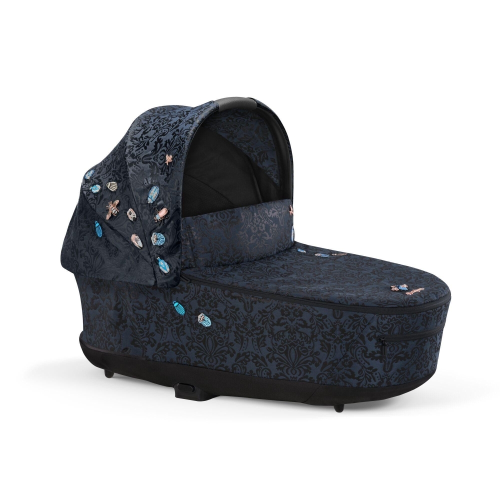 Lopšys Cybex PRIAM Lux Jewels of Nature, dark blue-Vaikiški vežimėliai, Lopšiai ir rėmai-e-vaikas