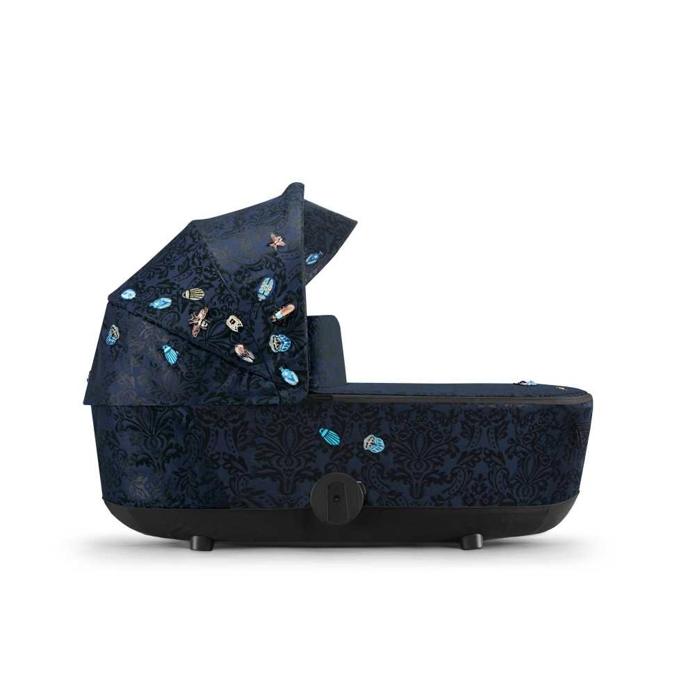 Lopšys Cybex MIOS Lux Jewels of Nature, dark blue-Vaikiški vežimėliai, Lopšiai ir rėmai-e-vaikas