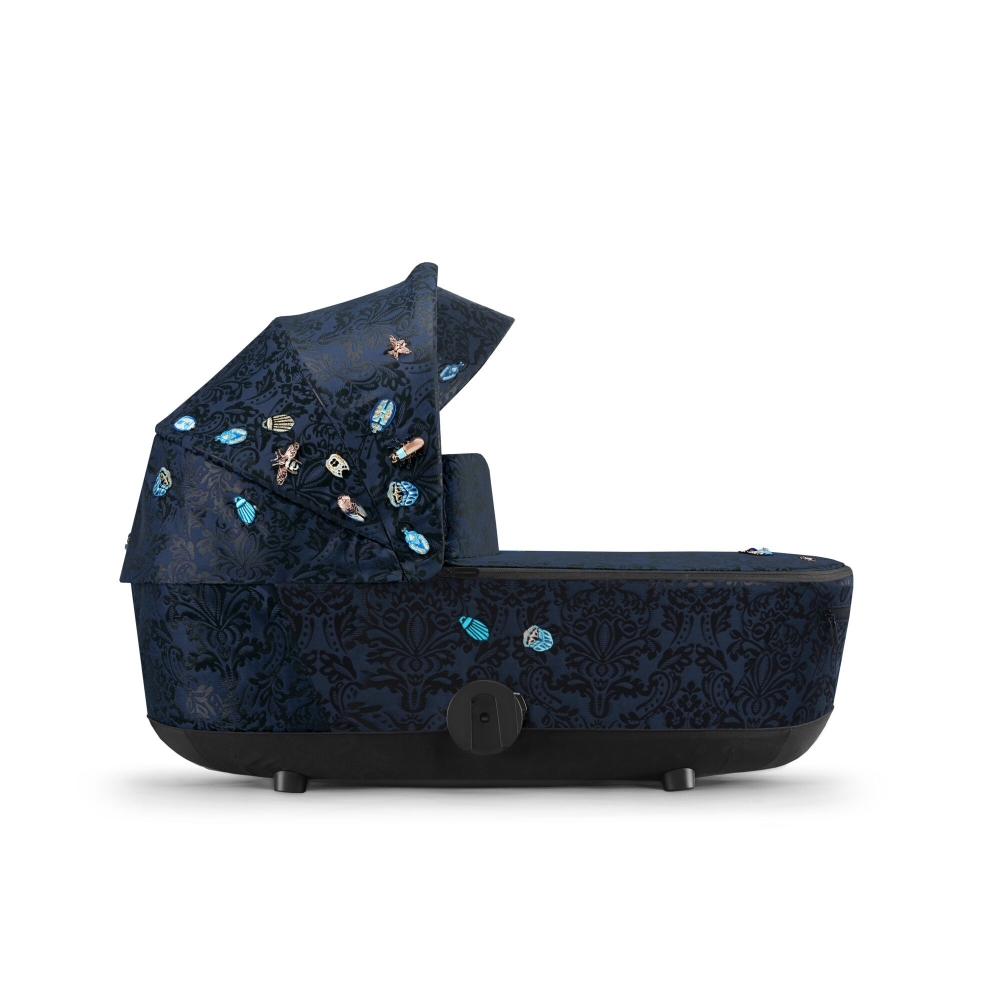 Lopšys Cybex MIOS Lux Jewels of Nature, dark blue-Vaikiški vežimėliai, Lopšiai ir rėmai-e-vaikas