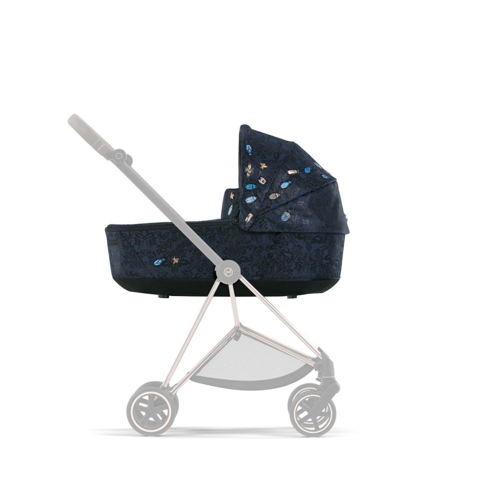Lopšys Cybex MIOS Lux Jewels of Nature, dark blue-Vaikiški vežimėliai, Lopšiai ir rėmai-e-vaikas