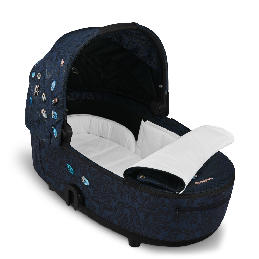 Lopšys Cybex MIOS Lux Jewels of Nature, dark blue-Vaikiški vežimėliai, Lopšiai ir rėmai-e-vaikas