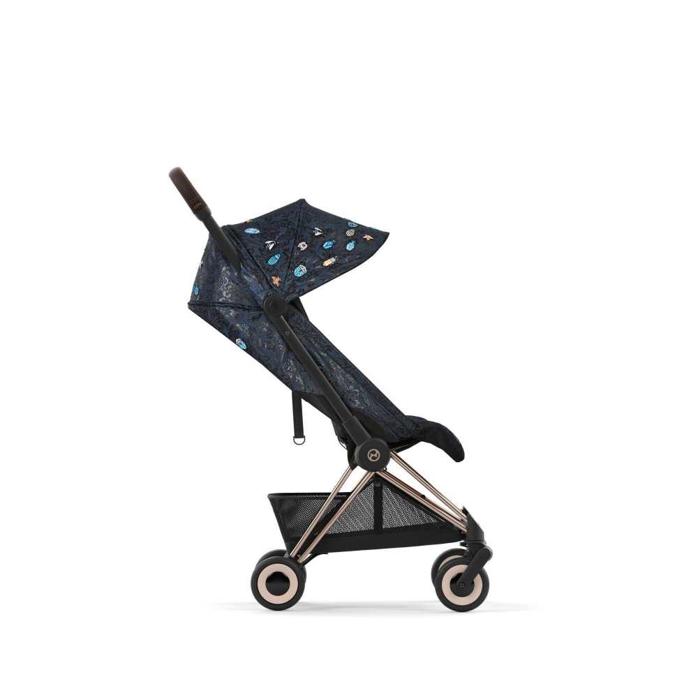 Sportinis vežimėlis Cybex COYA Jewels of Nature, dark blue-Vaikiški vežimėliai, Lopšiai ir rėmai-e-vaikas