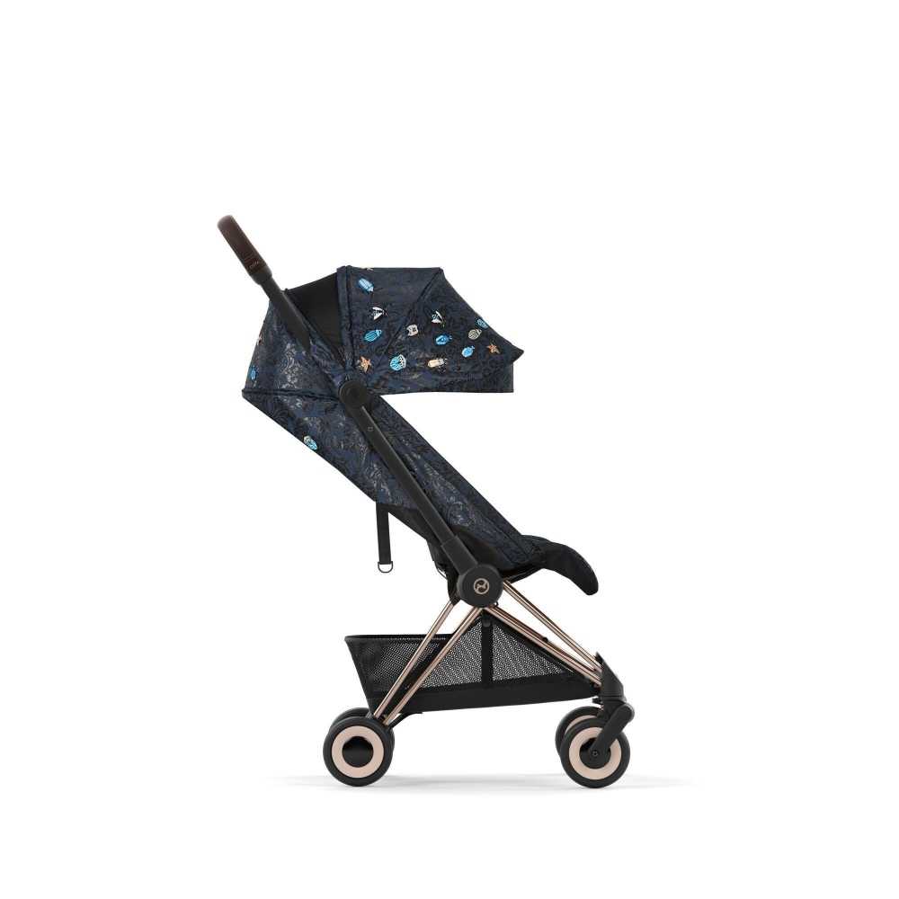 Sportinis vežimėlis Cybex COYA Jewels of Nature, dark blue-Vaikiški vežimėliai, Lopšiai ir rėmai-e-vaikas