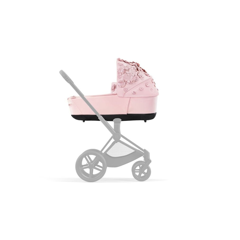 Lopšys Cybex PRIAM Lux SIMPLY FLOWERS PINK, light pink-Vaikiški vežimėliai, Lopšiai ir rėmai-e-vaikas