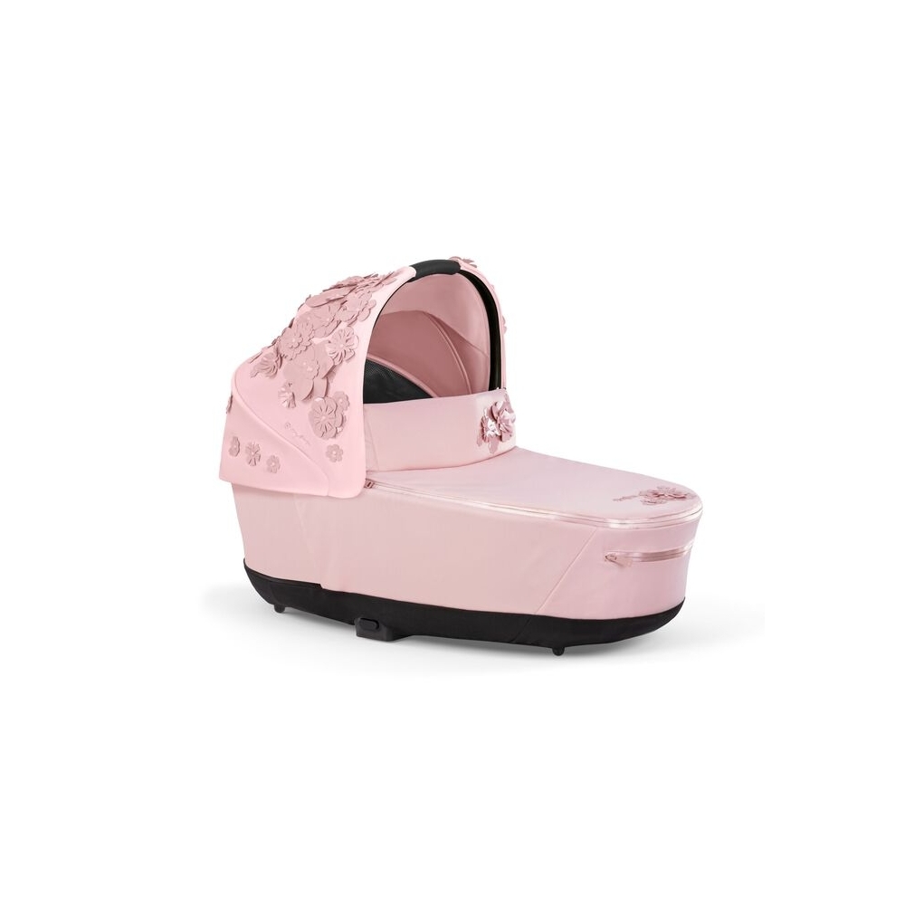 Lopšys Cybex PRIAM Lux SIMPLY FLOWERS PINK, light pink-Vaikiški vežimėliai, Lopšiai ir rėmai-e-vaikas