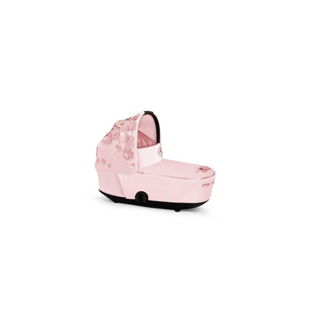 Lopšys Cybex MIOS Lux SIMPLY FLOWERS PINK, light pink-Vaikiški vežimėliai, Lopšiai ir rėmai-e-vaikas
