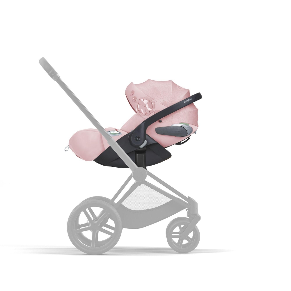 Automobilinė kėdutė Cybex CLOUD T I-SIZE SIMPLY FLOWERS PINK, light pink-Automobilinės kėdutės, 0-13 kg-e-vaikas