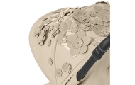 Sportinis vežimėlis Cybex COYA SIMPLY FLOWERS BEIGE, mid beige-Vaikiški vežimėliai, Lopšiai ir rėmai-e-vaikas