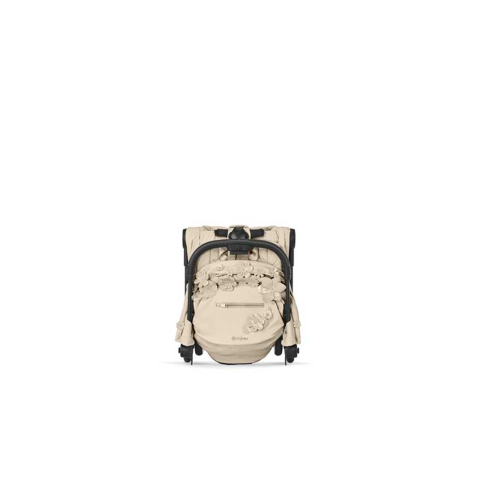 Sportinis vežimėlis Cybex COYA SIMPLY FLOWERS BEIGE, mid beige-Vaikiški vežimėliai, Lopšiai ir rėmai-e-vaikas