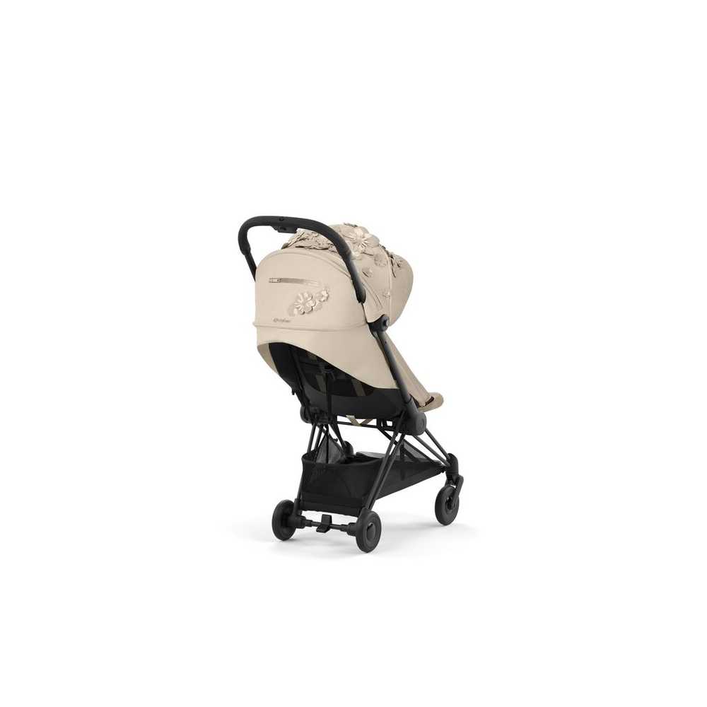 Sportinis vežimėlis Cybex COYA SIMPLY FLOWERS BEIGE, mid beige-Vaikiški vežimėliai, Lopšiai ir rėmai-e-vaikas