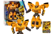 Auto-Robot 2w1 Sportowy Wyścigowy Figurka Broń Żółty