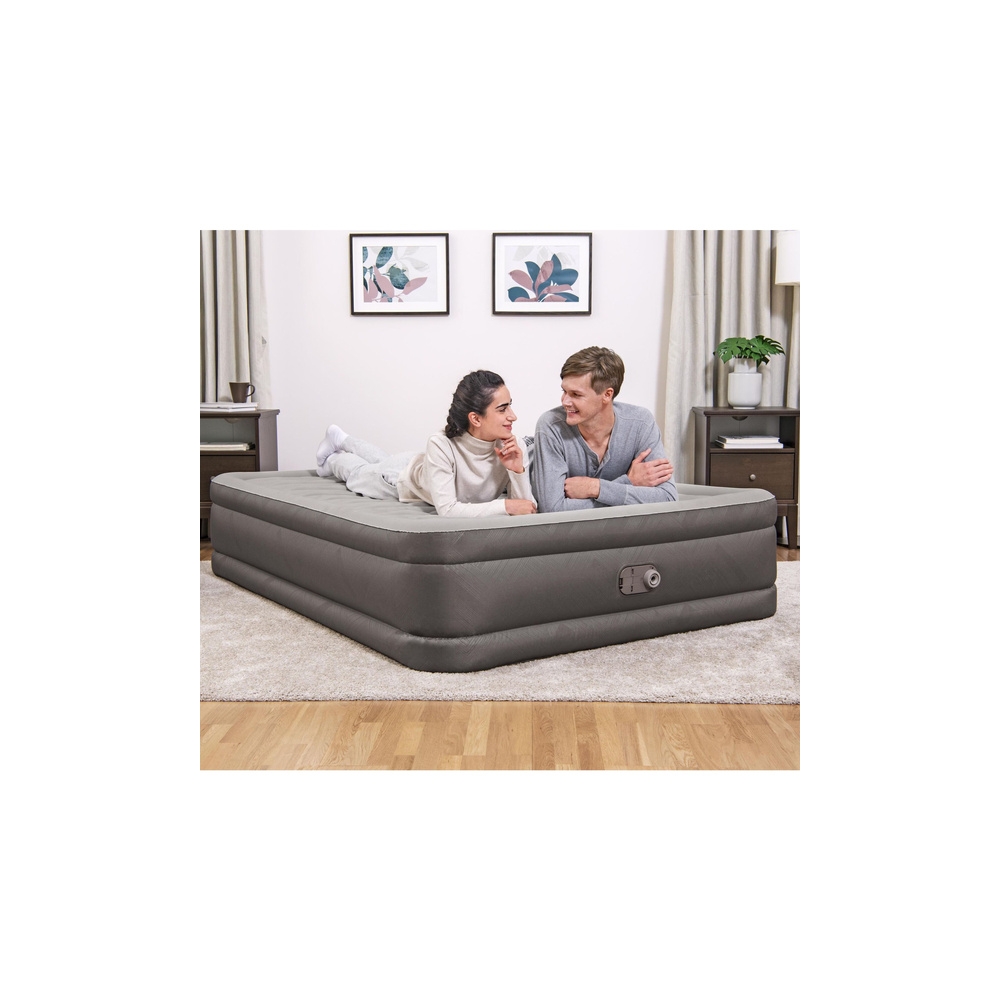 Dvivietis pripučiamas čiužinys su elektrine pompa, 203 x 152 cm, „Bestway“ 69050-Namai, laisvalaikis, turizmas, Pripučiami čiuži